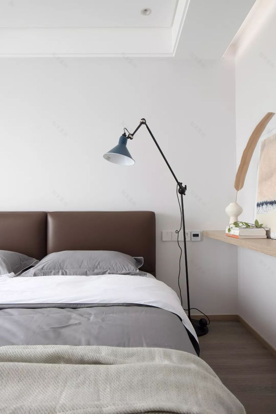 145㎡清新原木公寓,几何线条打造通透空间-62