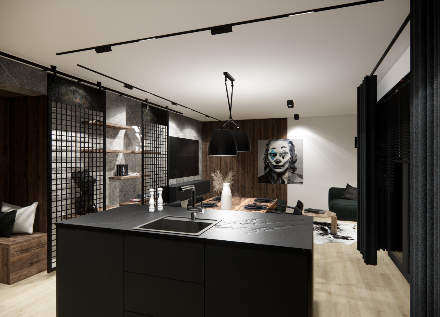 Loft style apartment in Poland-6