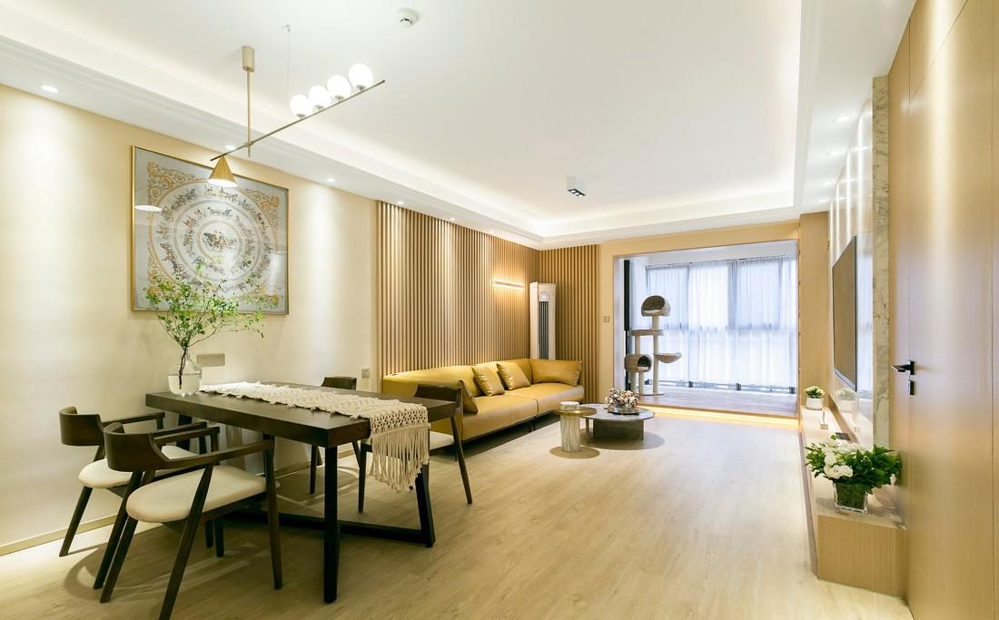 南宁大盛设计 · 暖调极简,打造温馨私藏空间-4