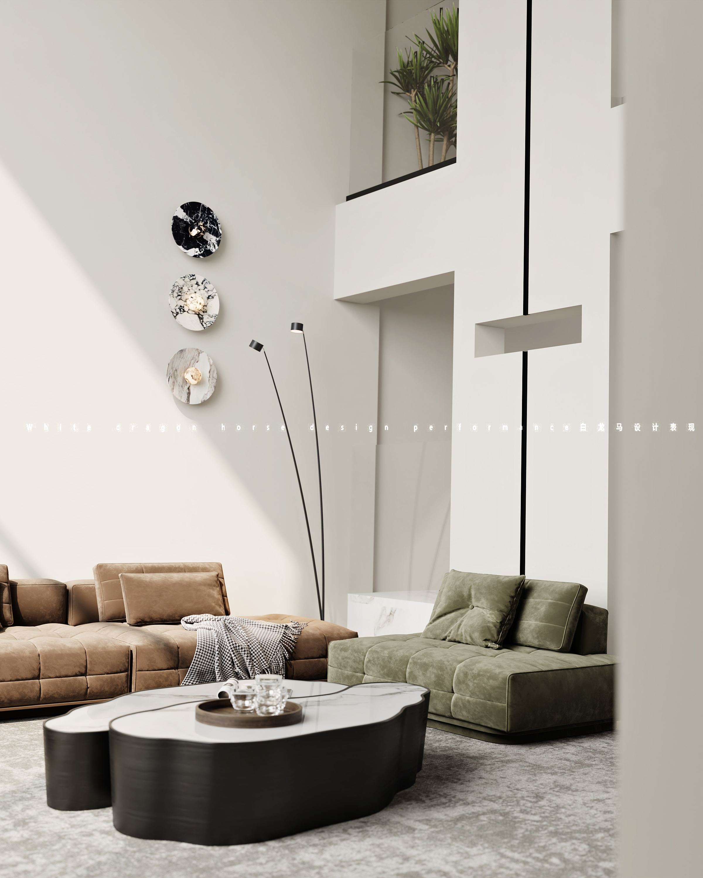 挑空别墅—白龙马效果图-3