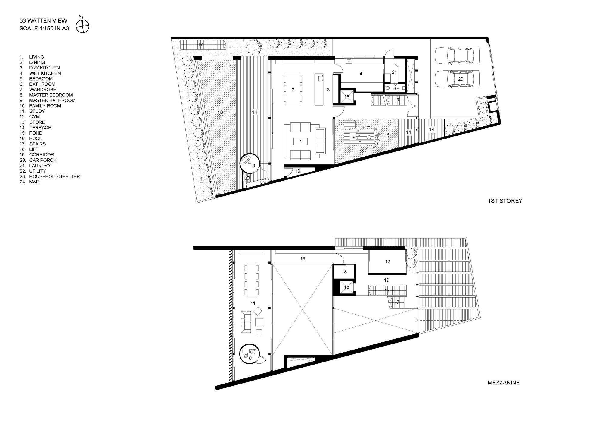 外部在房子里丨新加坡丨HYLA Architects-15