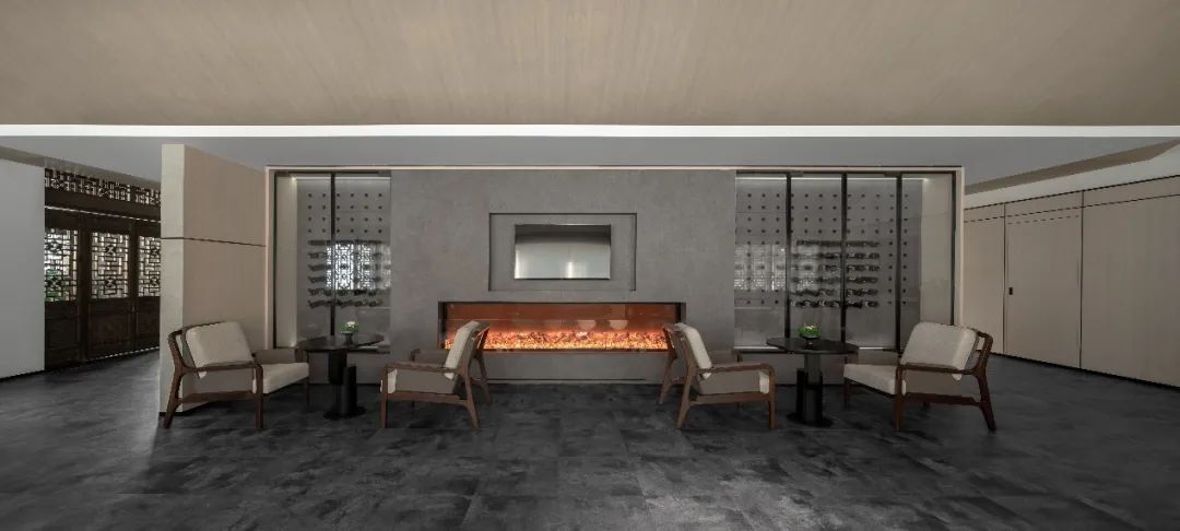 古镇茶香,阳光下的成都华侨城七十二院售楼部-53