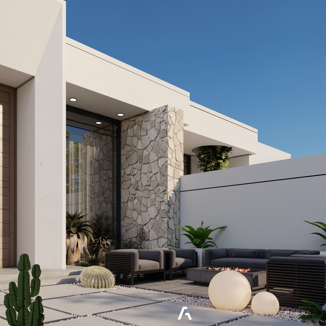 Chalet 现代风格别墅外观设计丨沙特阿拉伯麦地那-3