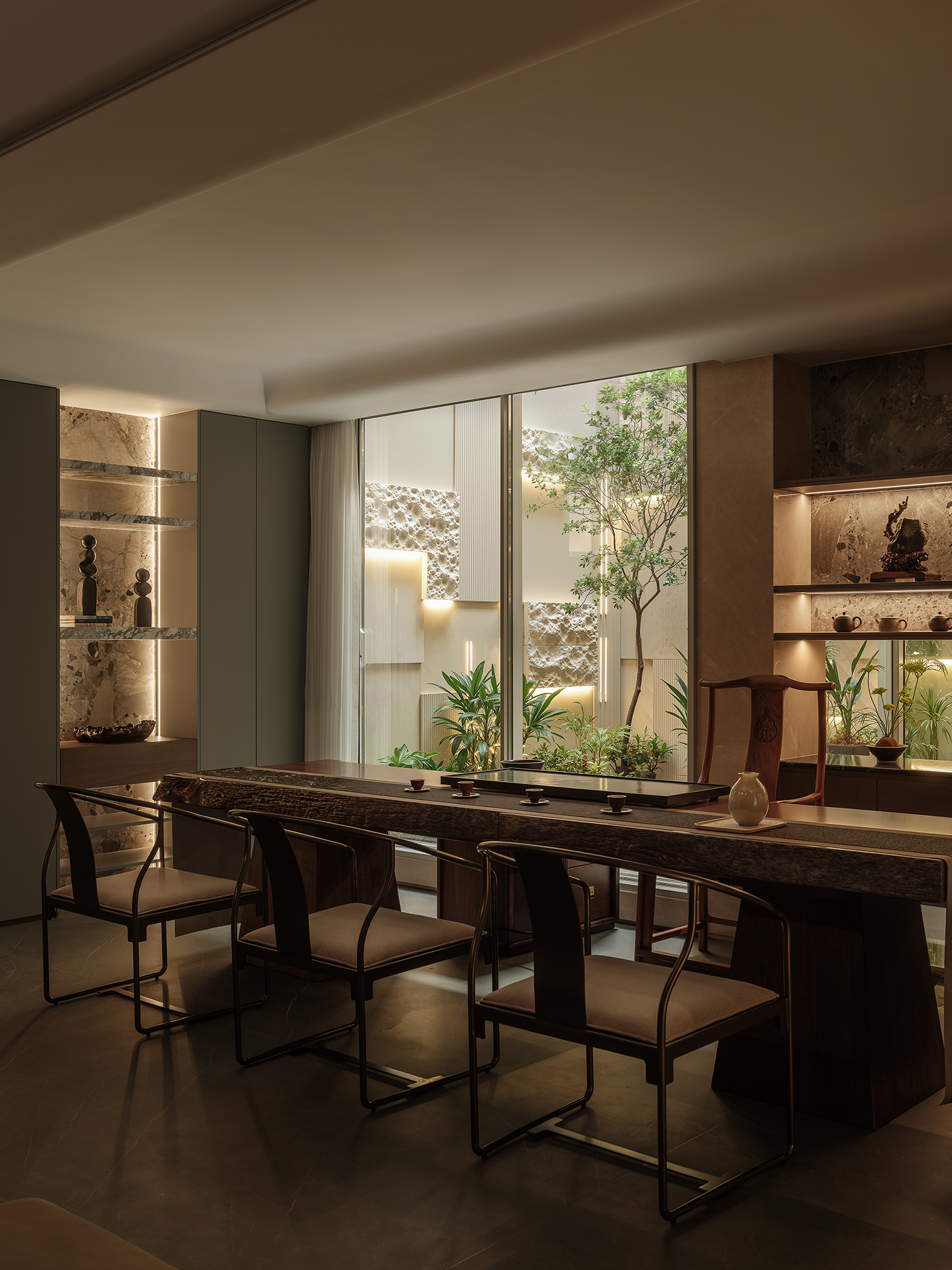 杭州 600㎡ 光之合院,家的对话诗丨中国杭州丨袁杰设计事务所-28