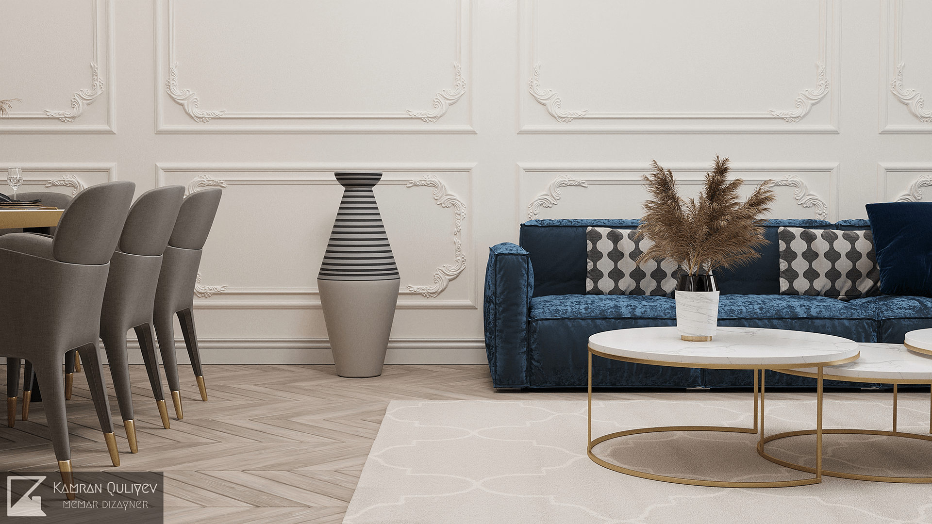 LIVINGROOM 室内设计丨阿塞拜疆丨Kamran Guliyev-25