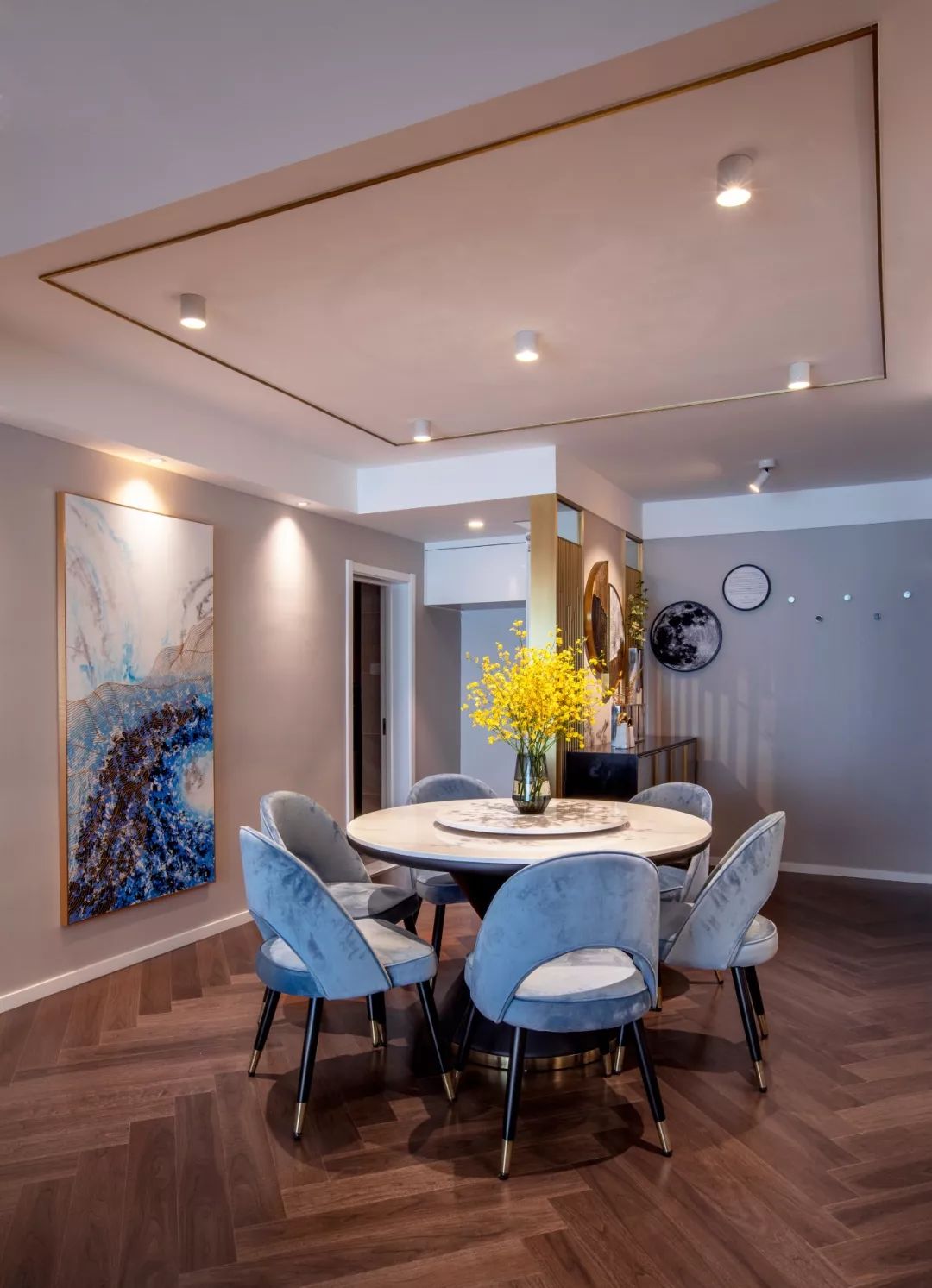 陈洁新作 | 度灰格调空间，金属皮革跨界碰撞-26