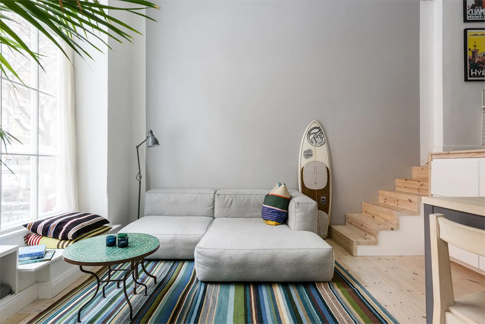 瑞典斯德哥尔摩 54m2 优化一居室，带阁楼卧室和私人花园-8