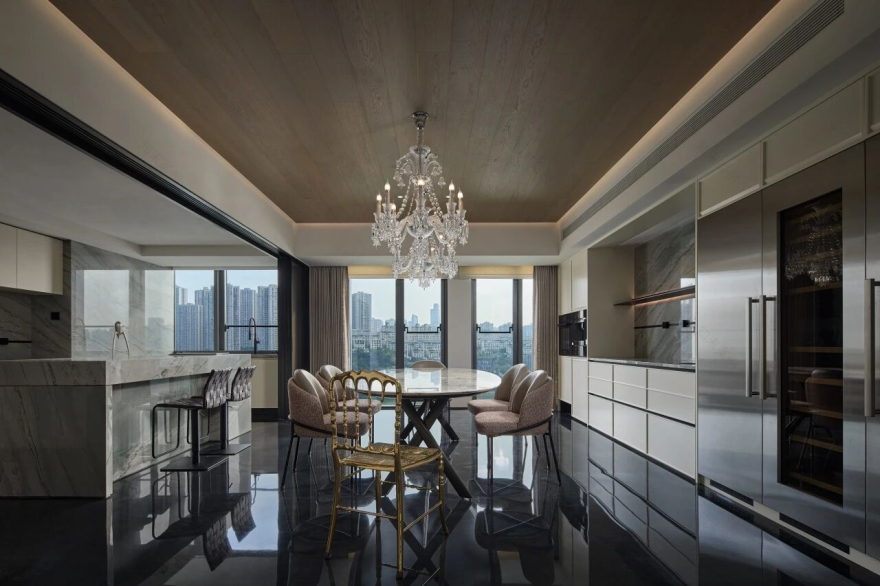 锦绣滨江双层豪宅丨中国重庆丨纳物凡璞空间设计-37