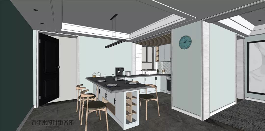 97 平现代女性公寓，紧凑空间变开阔-35