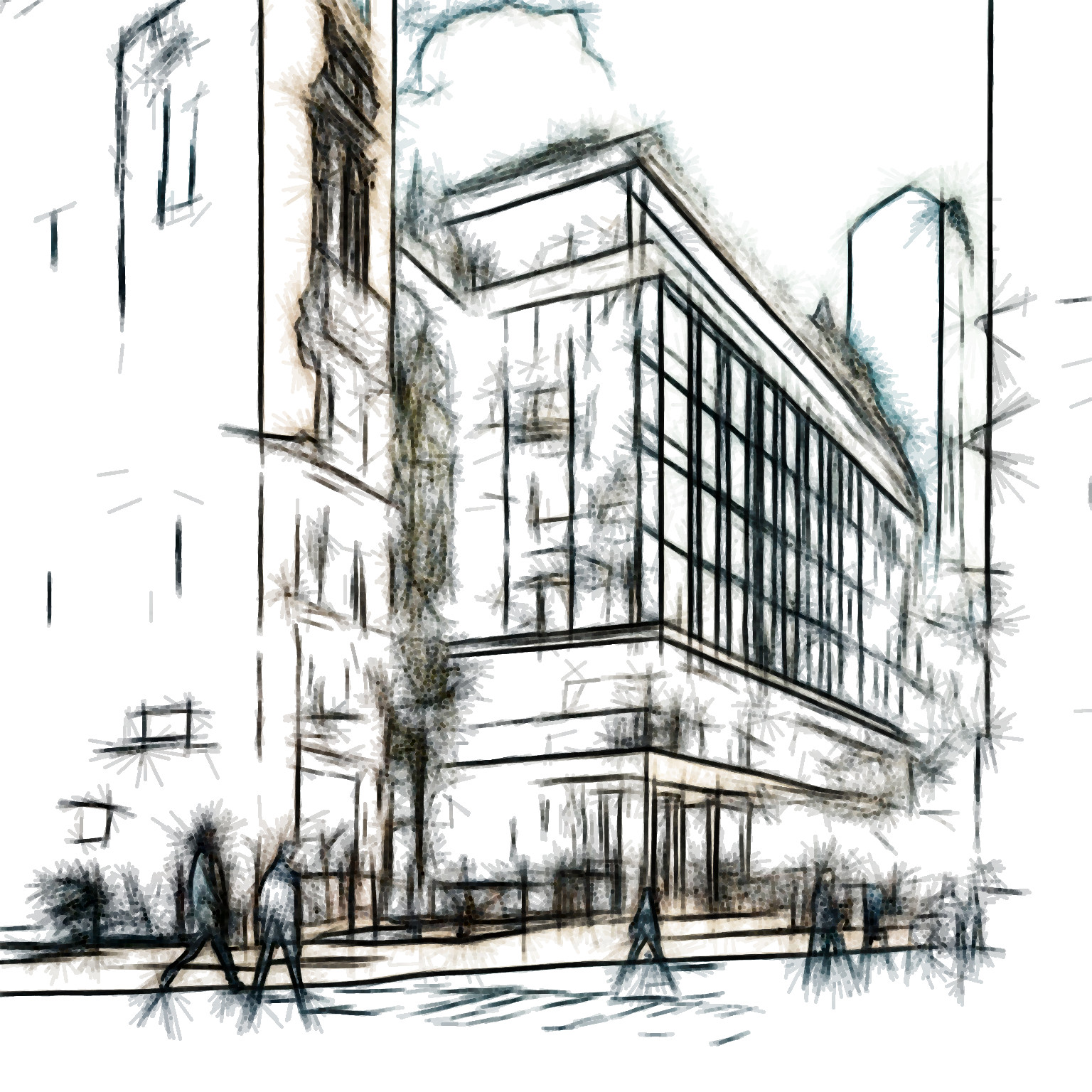 Bozelos 建筑草图与模型丨Bozelos Panagiotis-1