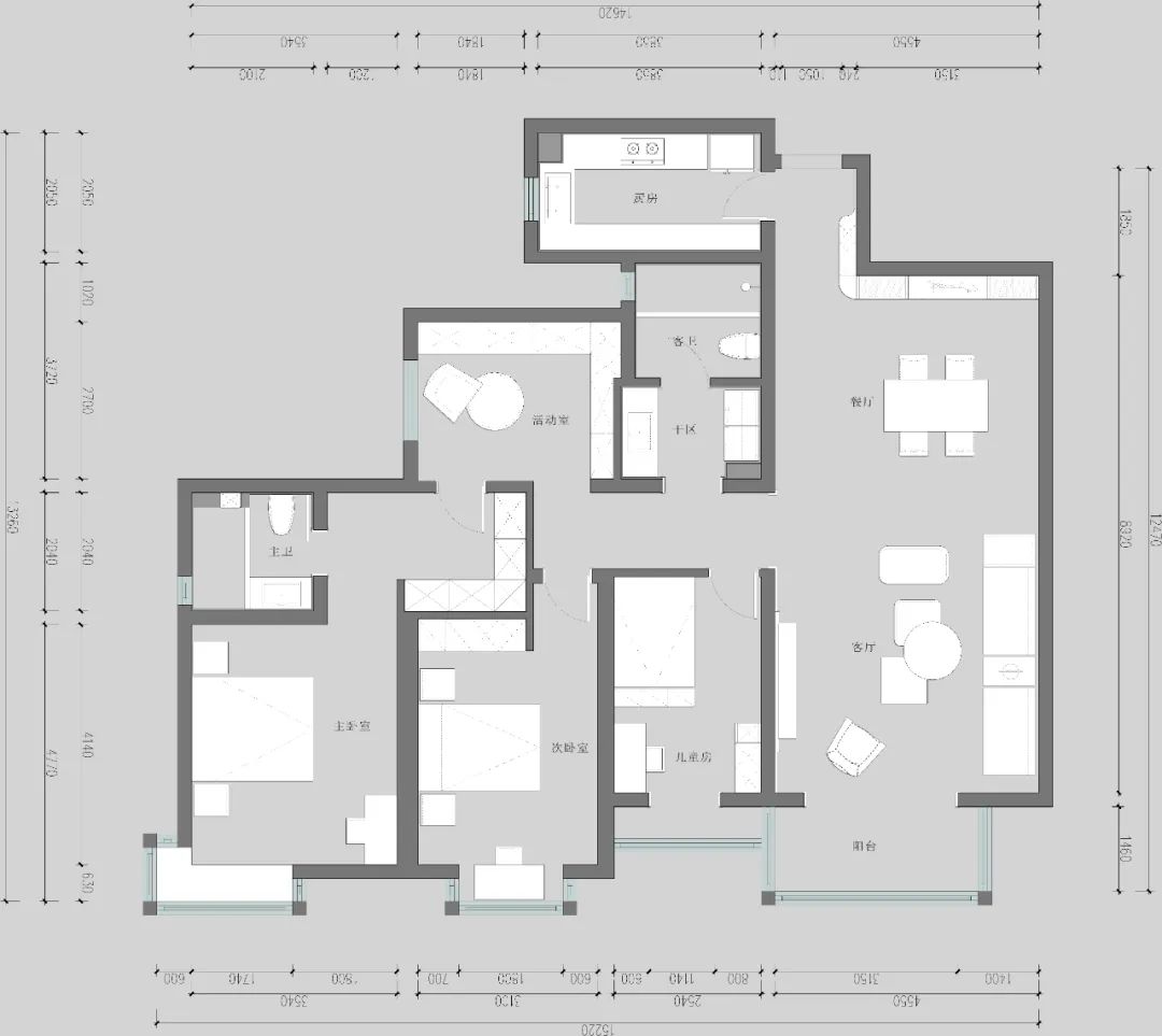 180m²现代简约家居，彰显生活质感-30