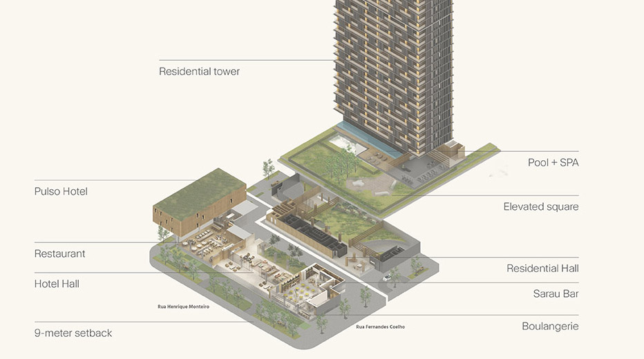 Praça Henrique Monteiro多功能综合体丨巴西圣保罗丨Arthur Casas-48