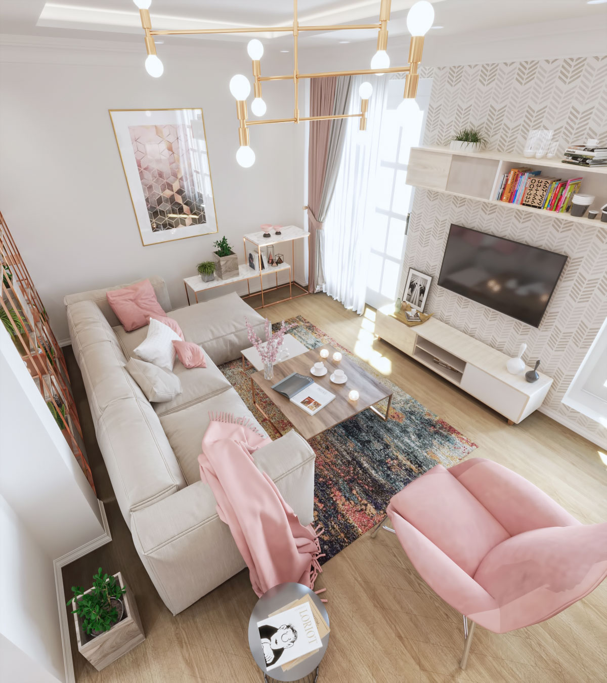 Simple living room-6