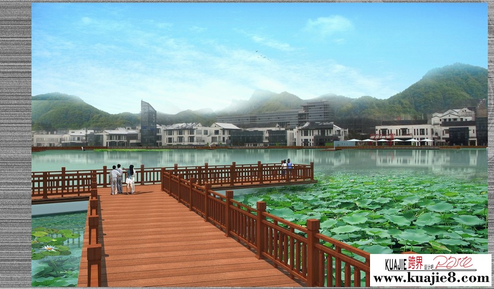 武当山新区 太极湖栈道景观-19