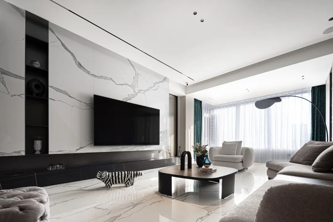 纯粹・极简家 · 现代雅奢住宅设计丨中国合肥丨忠岩优品空间设计-14