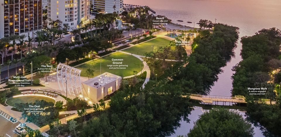 萨拉索塔市海湾公园丨乌拉圭佛罗里达丨Agency Landscape + Planning-27