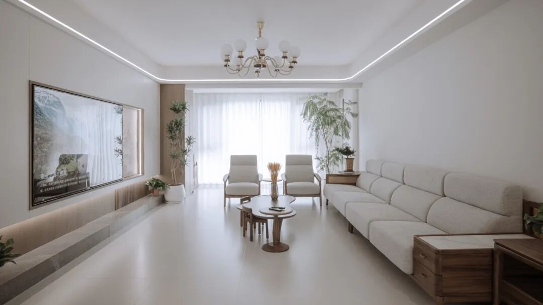 【知音实景】美的国宾府154㎡宋式美学风落地效果-21