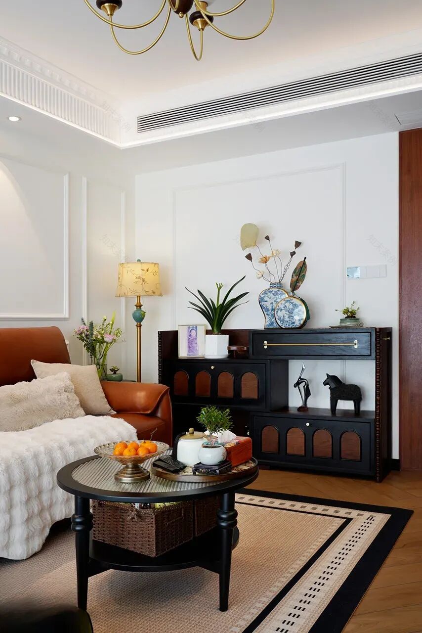 112㎡混搭风:美式与中式的完美邂逅,14万装出奢华与实用-16