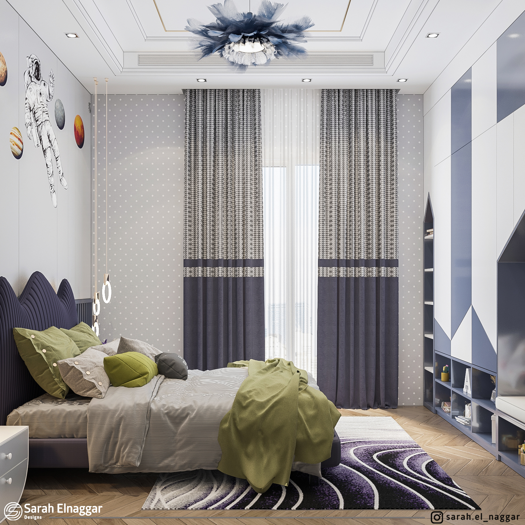 男孩卧室设计-8