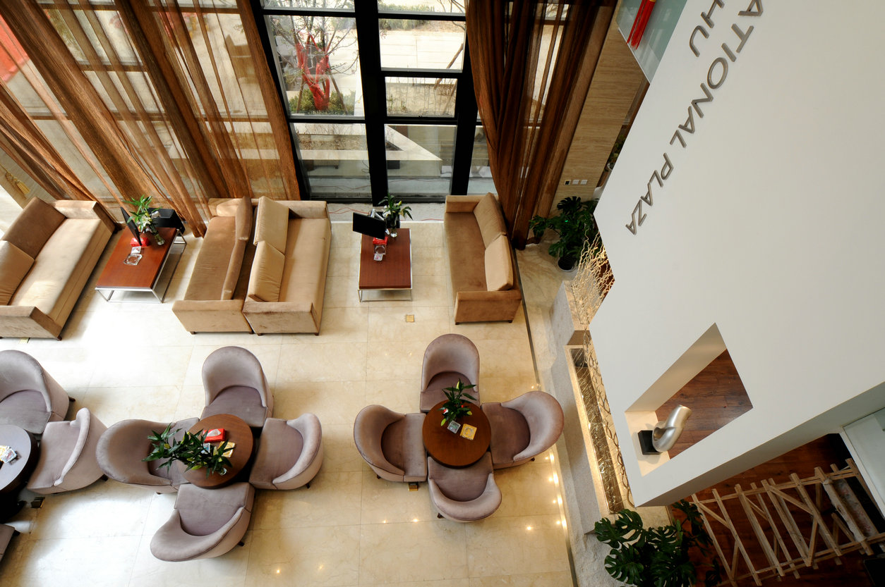 腾升装饰|焦作龙源湖国际广场售楼处装修工程-6