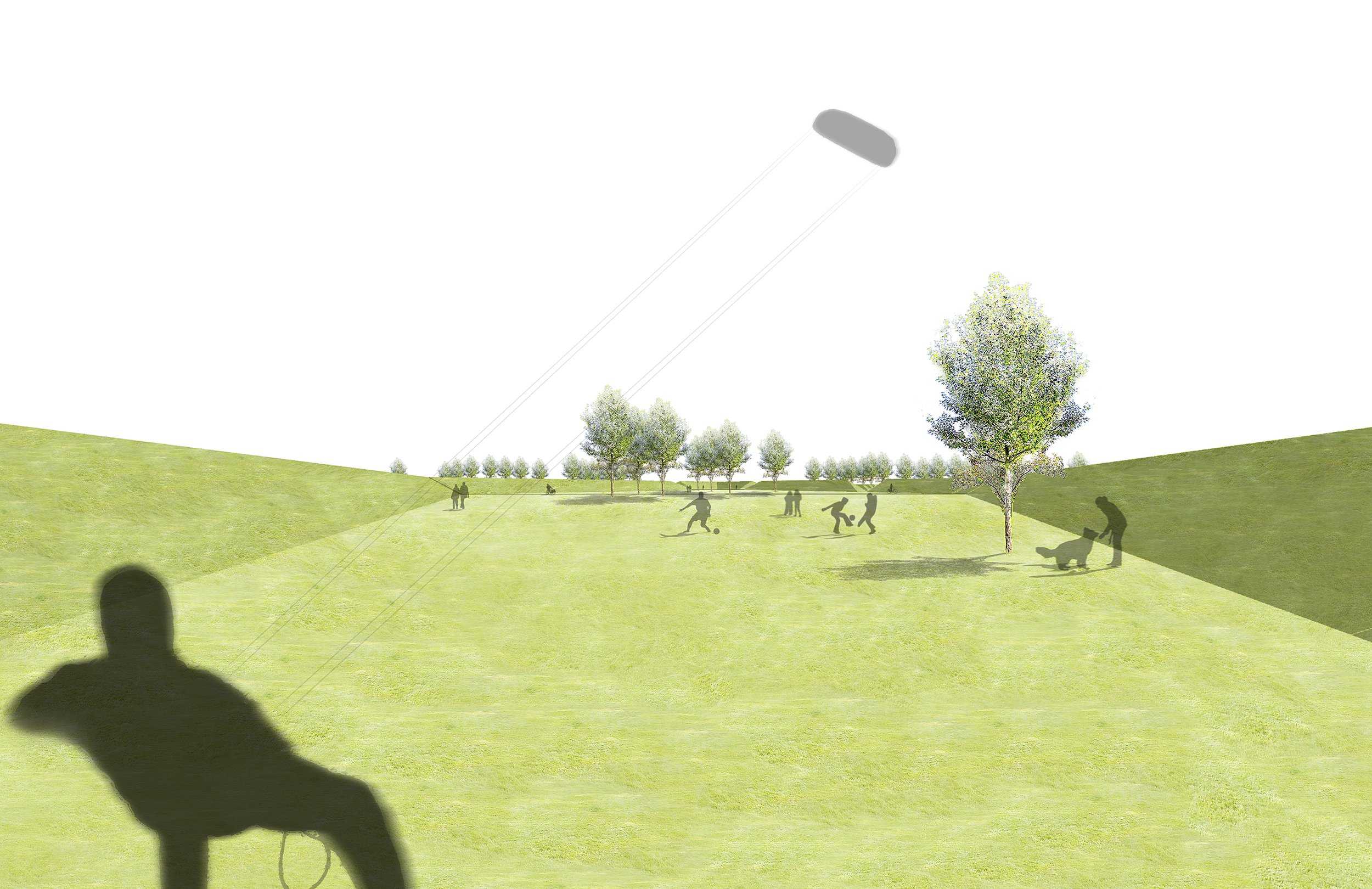 阿姆斯特丹机场公园 | 噪音降解的景观艺术-1