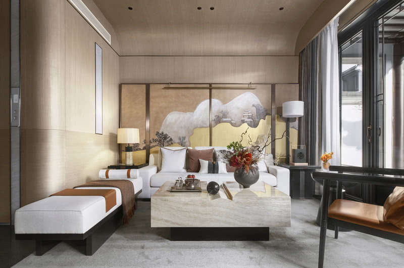 金通绿城·桃李春风合院样板房 | 道家哲学思想融入高品质空间设计-2