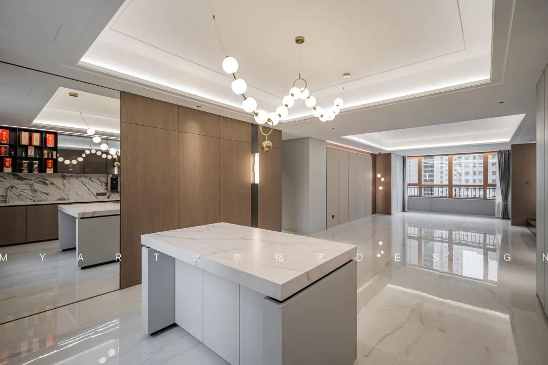 辛集·百合御景城一对一硬装实景丨北京铭艺-77