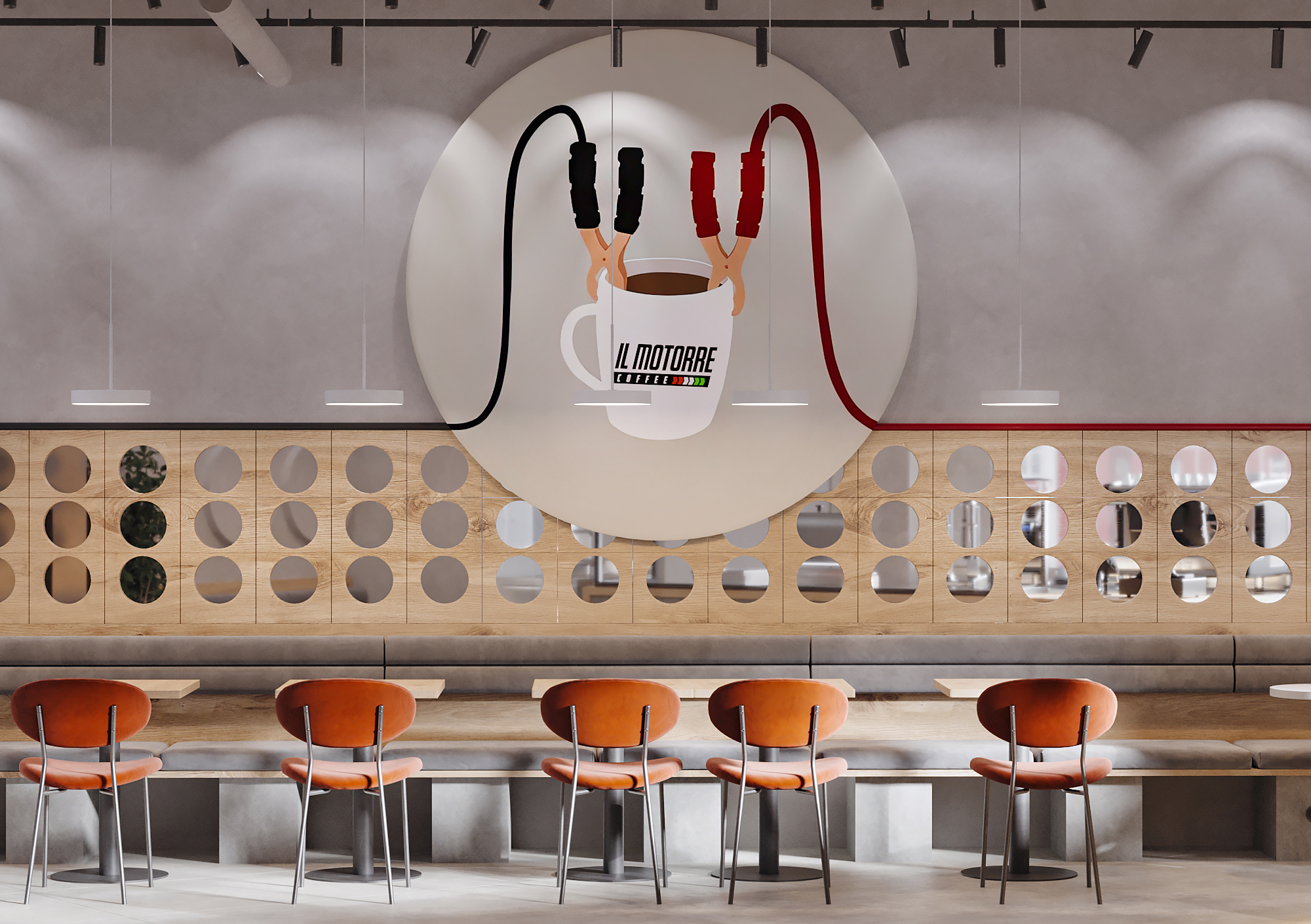 IL MOTORRE COFFEE咖啡馆丨俄罗斯彼得罗扎沃茨克丨Muravina Anna,Sazonova Elena-10