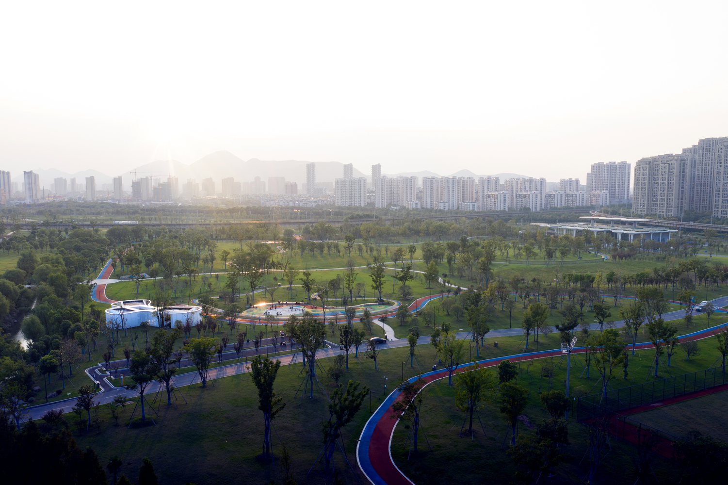 杭州临平体育公园休息驿站-8