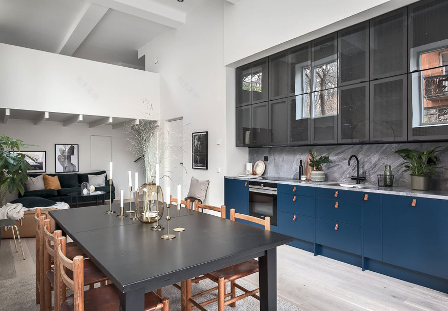 "斯德哥尔摩独特公寓设计 | 旧车库变时尚居所"-1