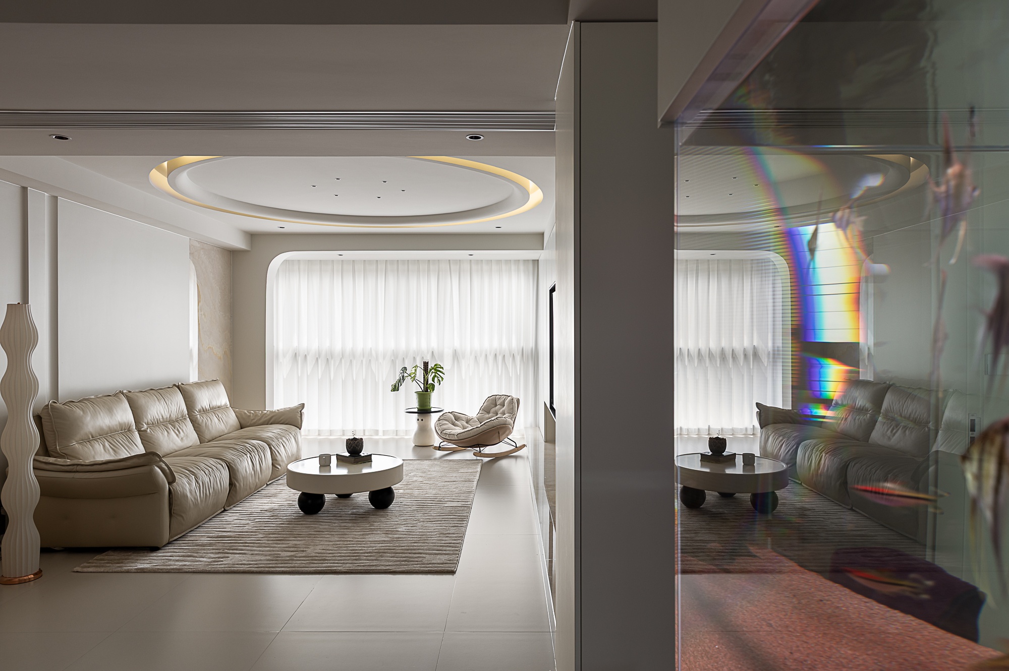 140㎡阳光容器 把光揉进每个平方的极简主义丨中国杭州丨SJD春茉空间设计-16