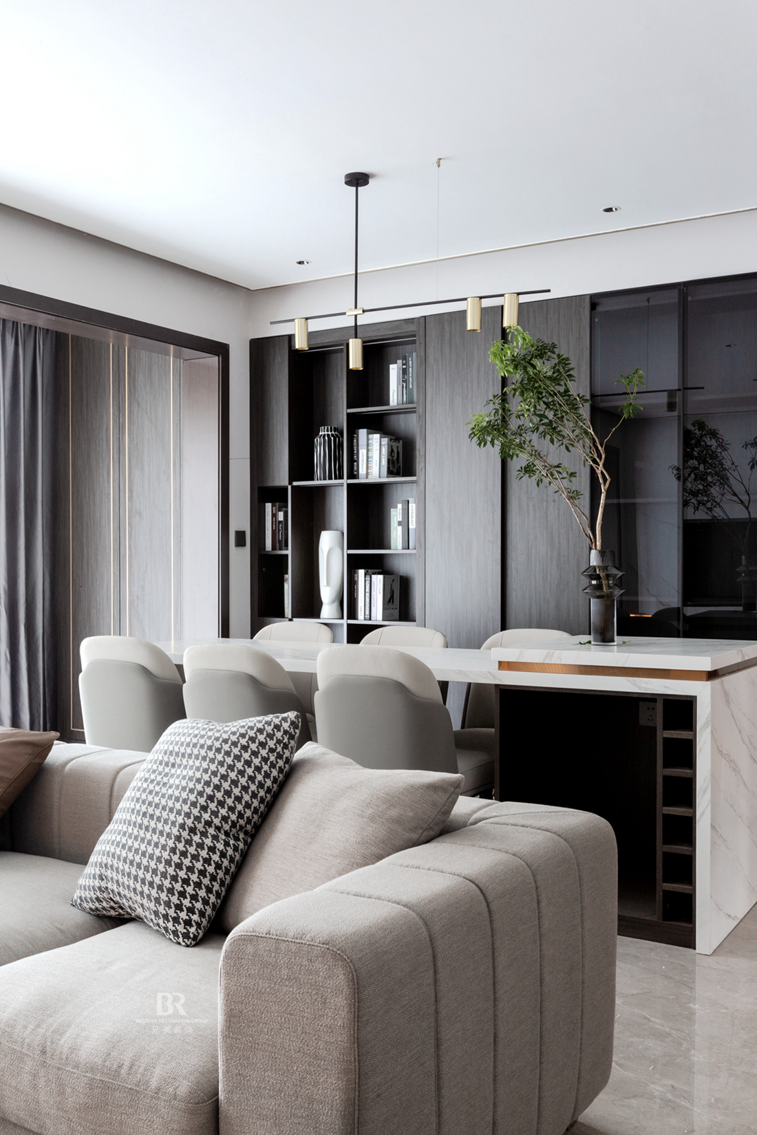 中粮祥云现代风格装修设计案例丨兄弟装饰-19