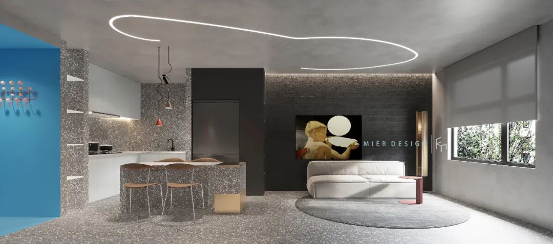 错位时空 · 银河浪漫子民的 70㎡空间之旅丨中国天津丨弥尔空间设计机构-9