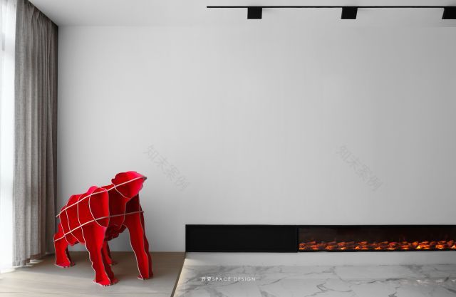 《视界》空间设计 | 辰夏作品,黑白灰世界的温馨与放松-18