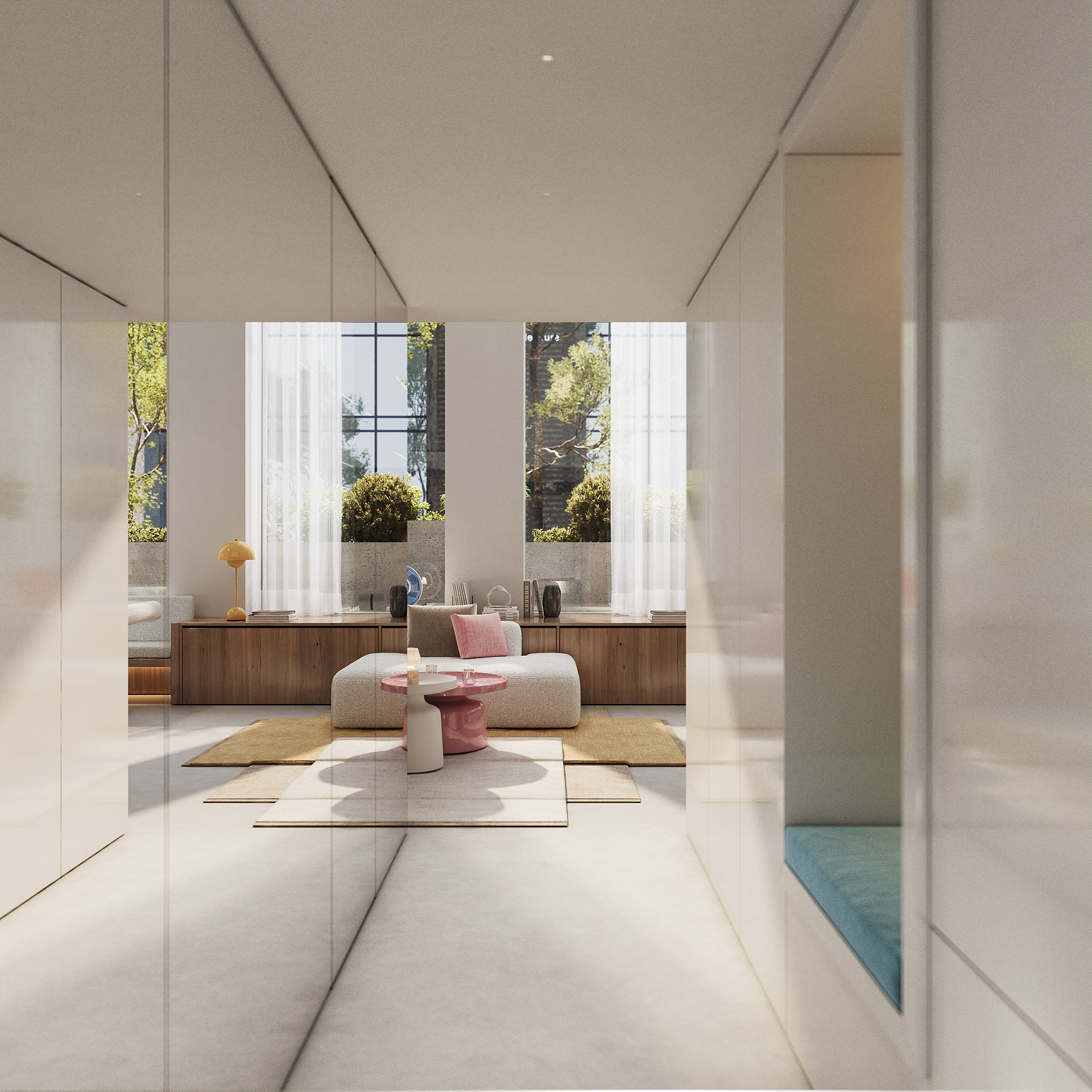 Duplex apartment, 113-14