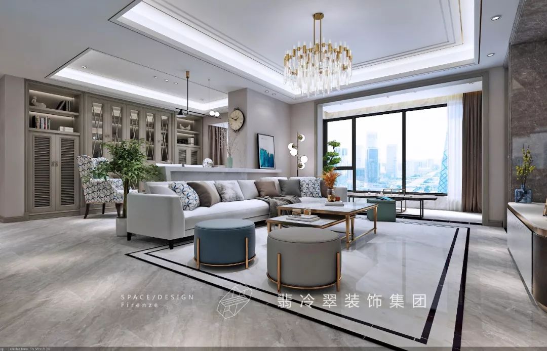 洛阳大曌国际美式轻奢家居设计,温馨雅致生活空间-57