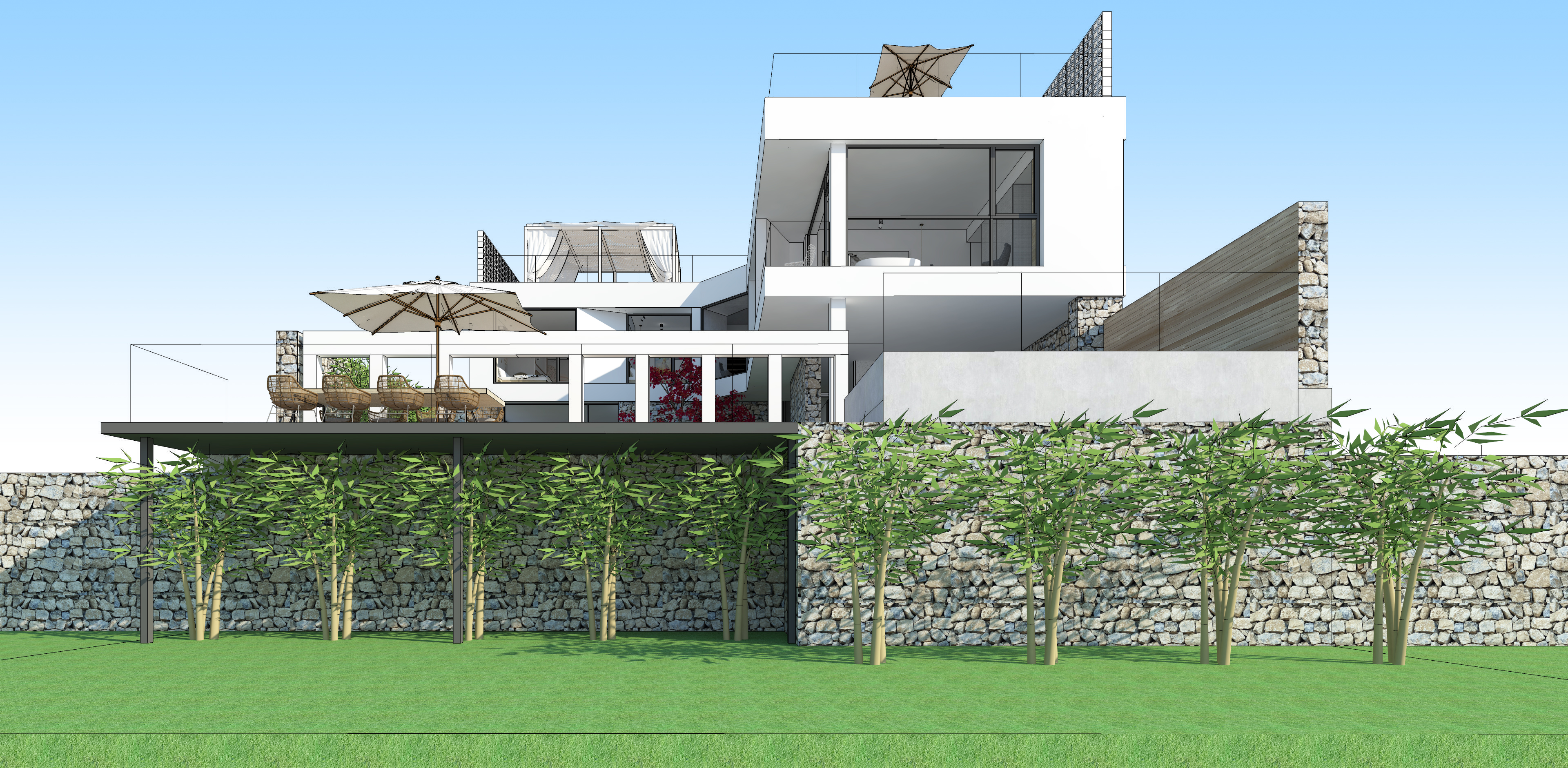 北京房山二渡毛石与白民宿新建丨中国北京-3