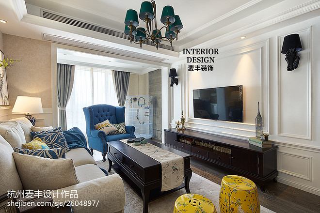 33万元三居89平米装修案例（简美 北海公园）-12