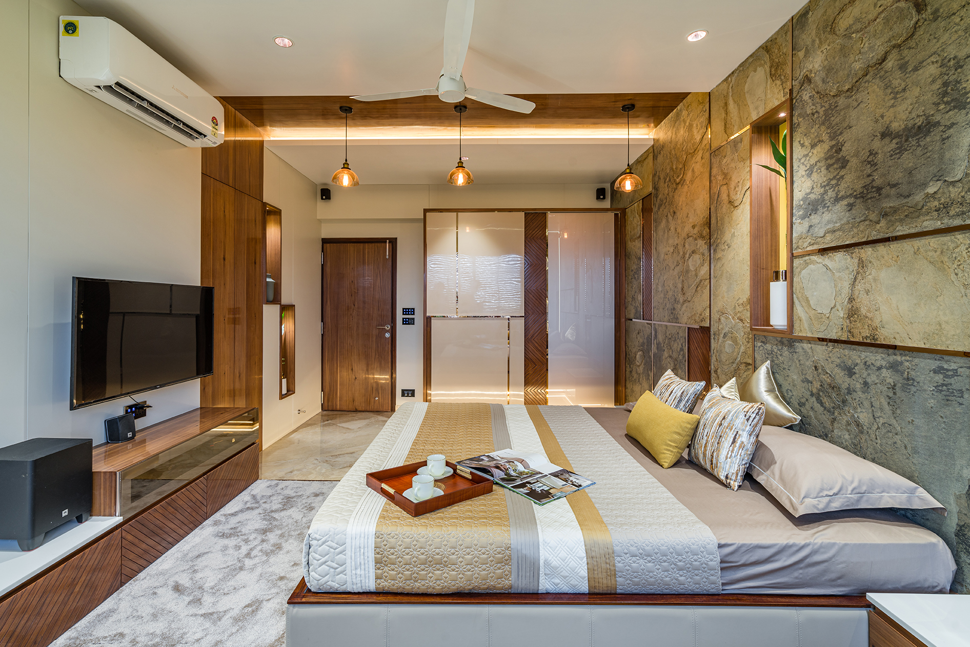 Aman 公寓室内设计丨印度丨Prashant Parmar Architect-12