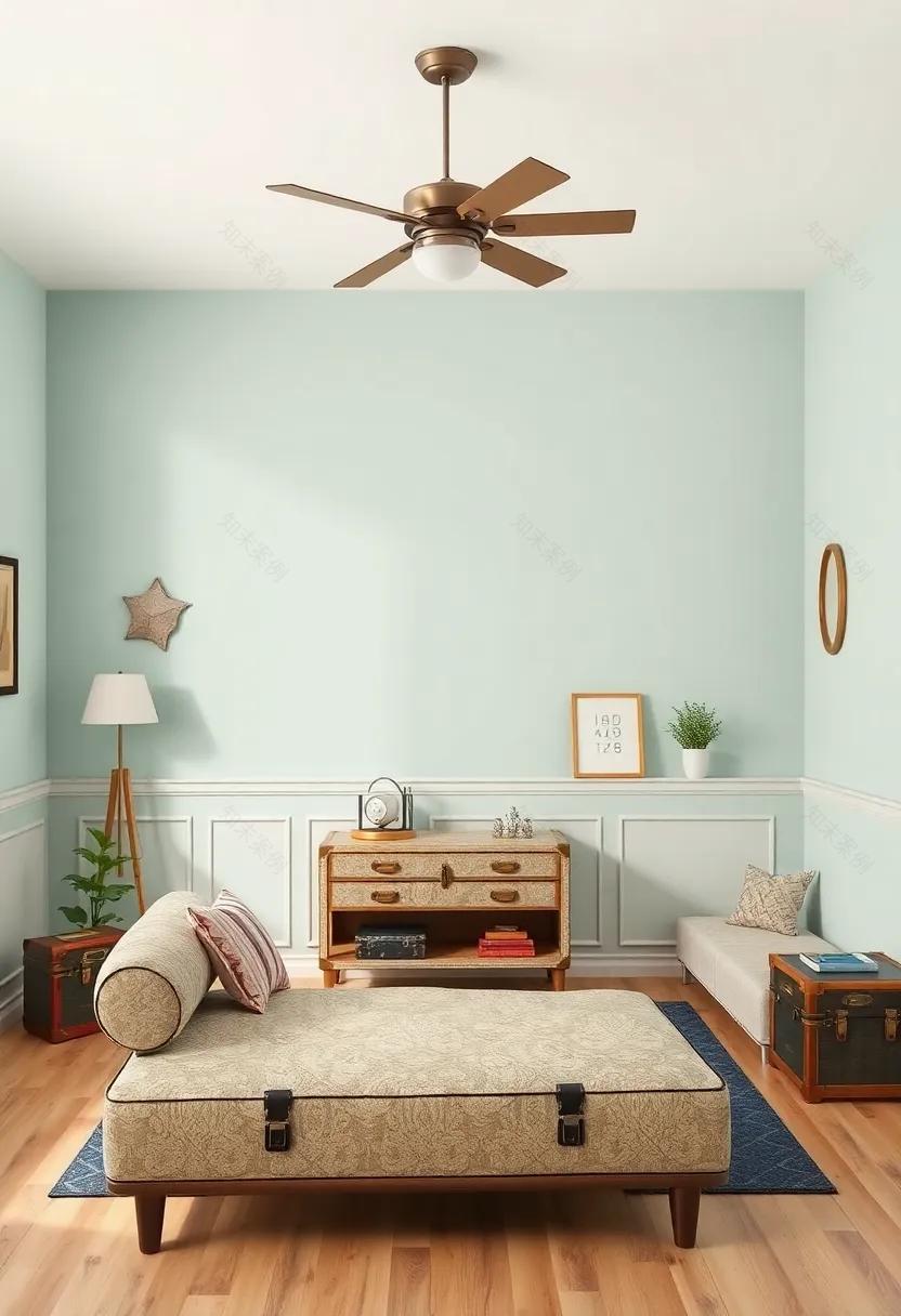 探索风格:打造复古旅行风男孩青少年房间-55