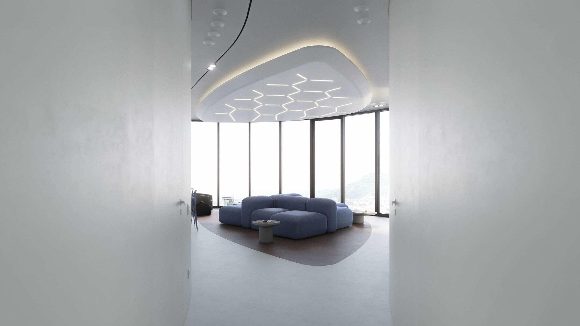 曲线玻璃幕墙打造动态空间丨STIPFOLD-4