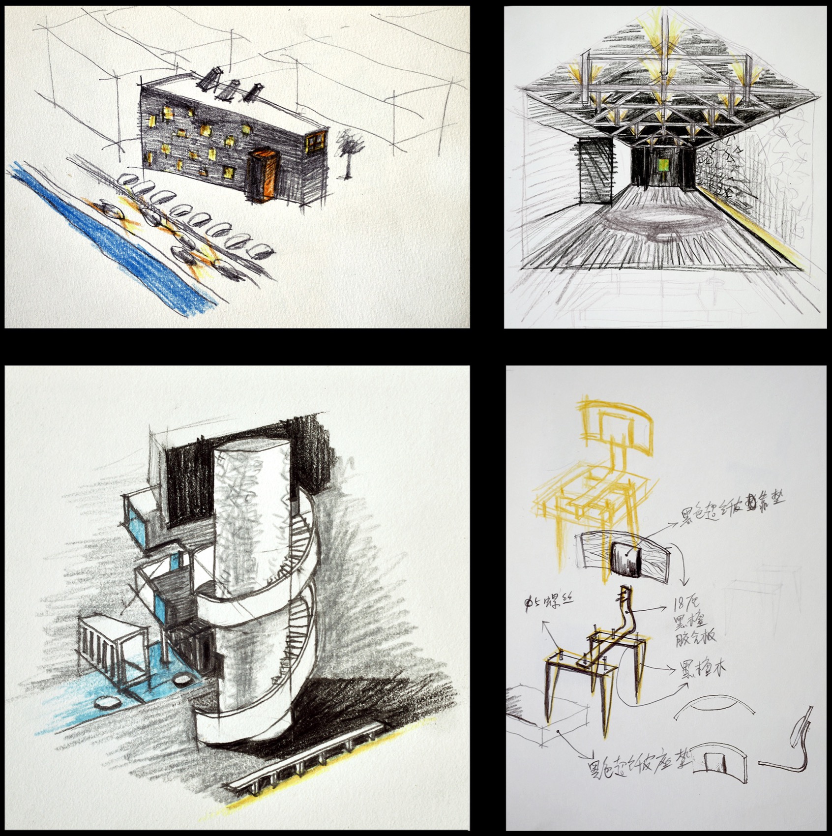 田间之上 中国湘菜馆丨中国广州丨黑白木设计-5