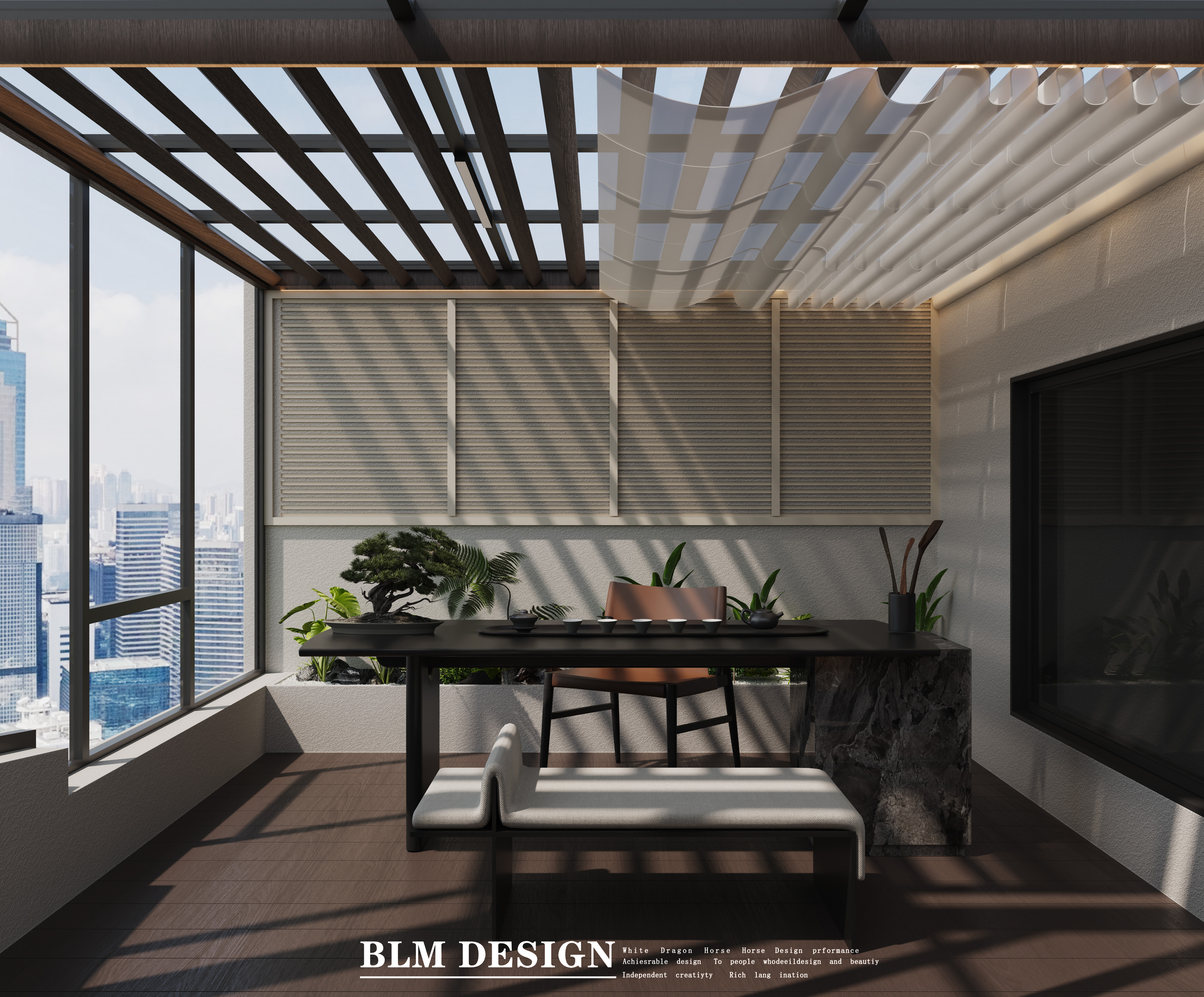 现代轻奢效果图-8