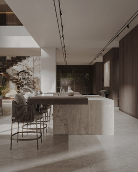 现代暗黑风厨房丨塞浦路斯