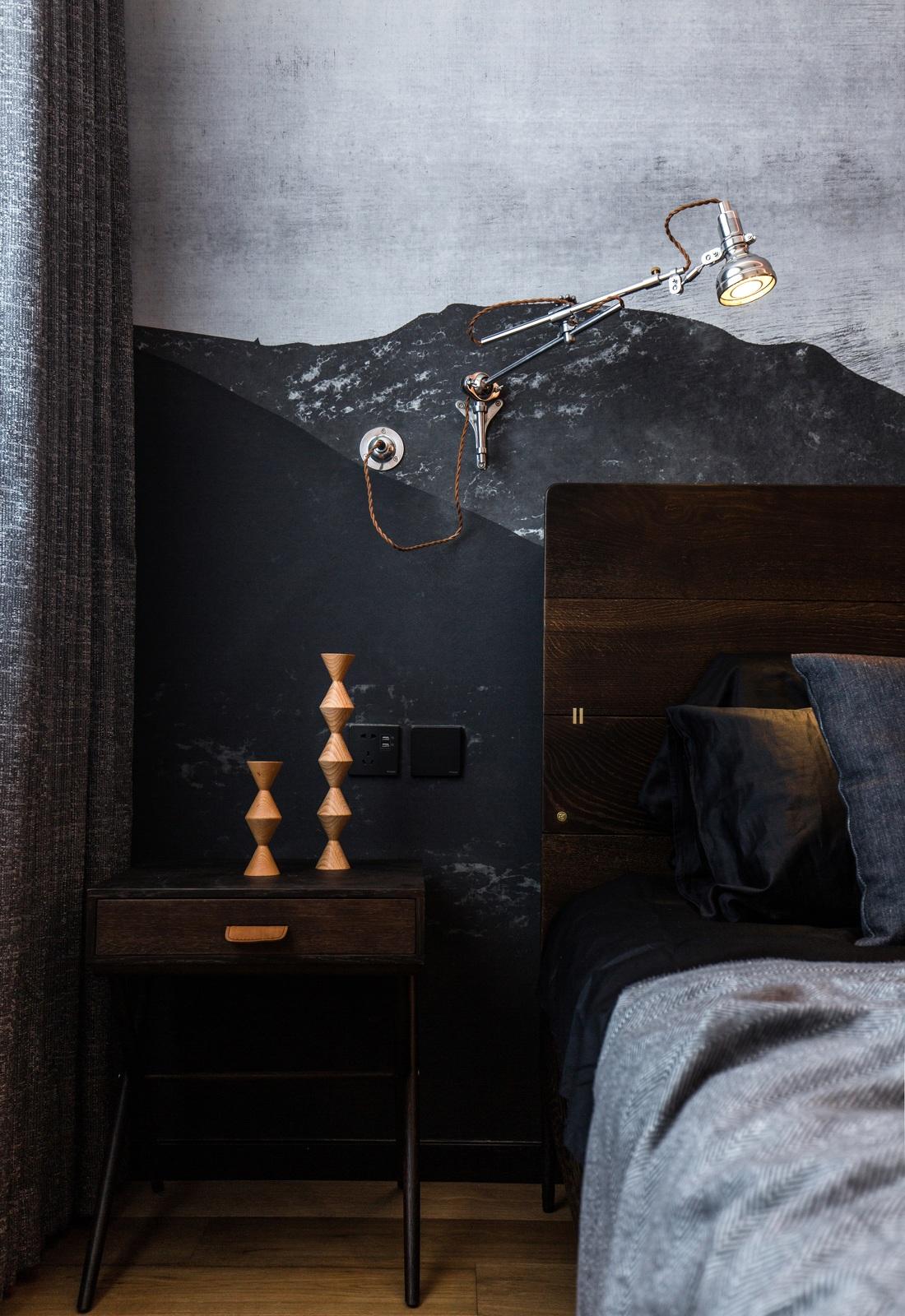 86平一室一厅爆改暗黑炫酷暖居-21