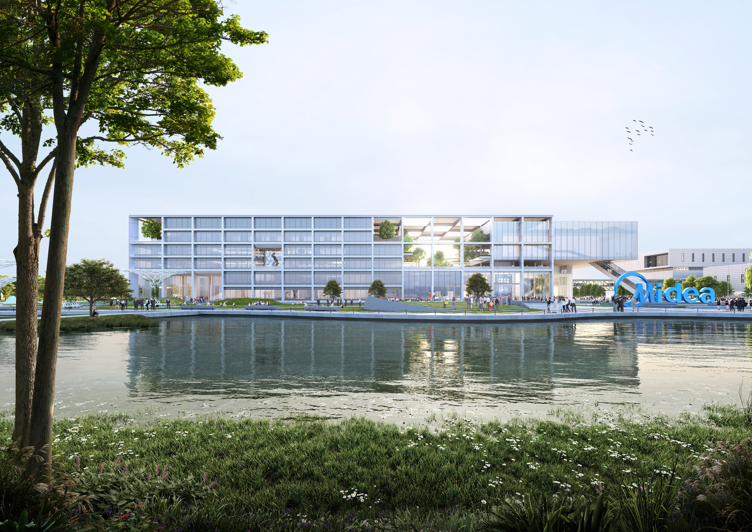 中标方案 | 美的MBT新基地：园区即是展场 / weico-10
