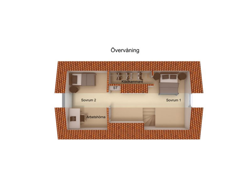 斯德哥尔摩郊区小型复式公寓设计-20