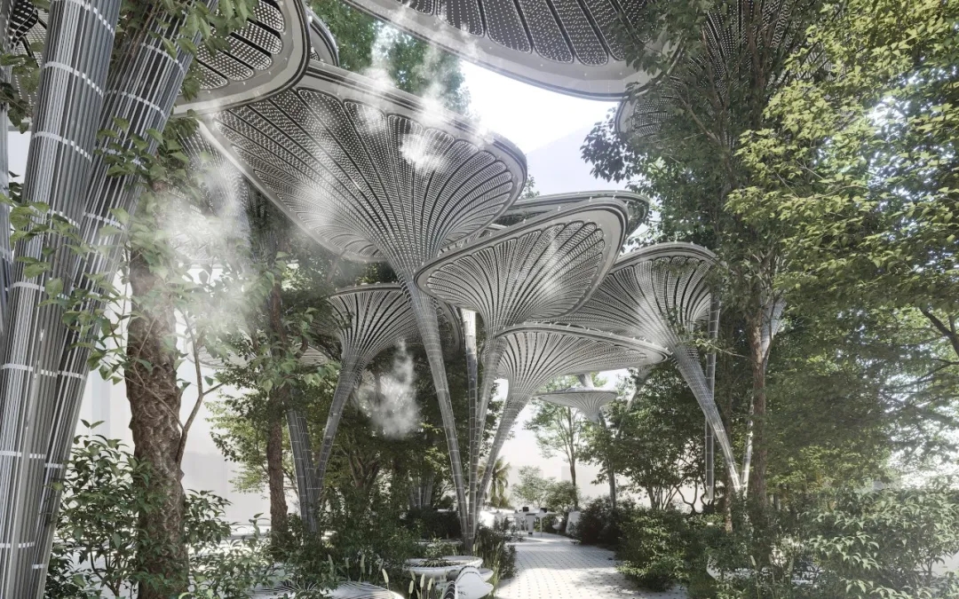 【案例分享】绿洲 +系统，人造模块化棕榈呼吸结构系统-6