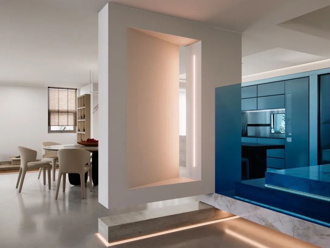 阳光紫郡 · 浪漫轻奢的玻璃糖块空间丨中国成都丨集辰创意空间设计-3