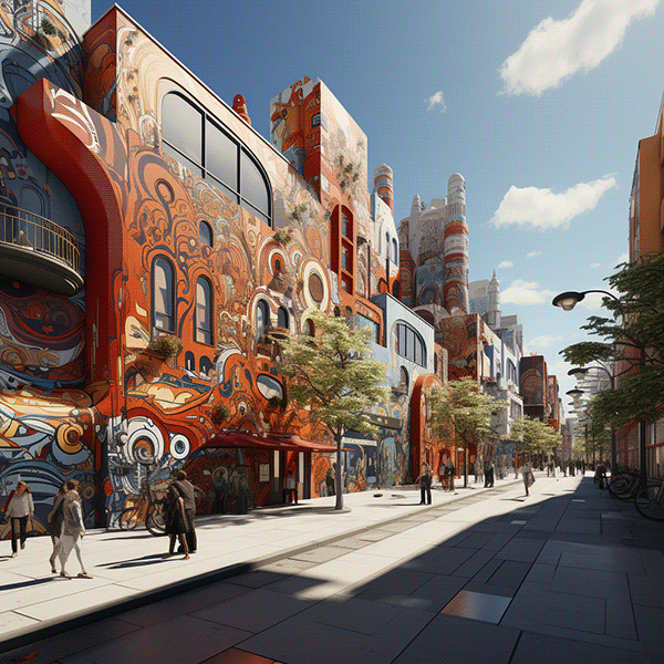 Colorful Cityscapes | Mediterranean Scene-2